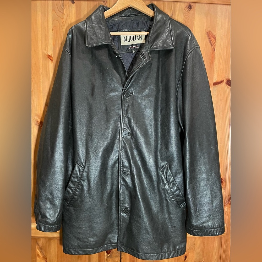 Wilsons Leather Black Jacket